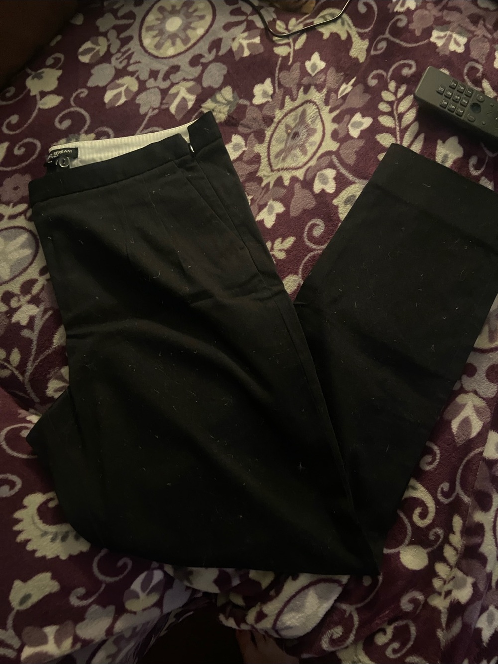 Mario Serrani Black Women's Trousers